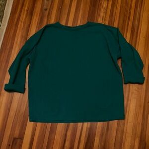 Oversized Emerald Lightweight Sweater Top Size S